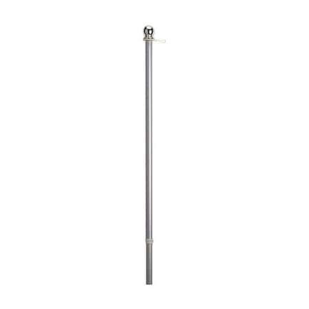 Valley Forge Valley Forge Flag 7098189 60 in. x 5 ft. Brushed Aluminum Flag Pole with Sleeve 7098189
